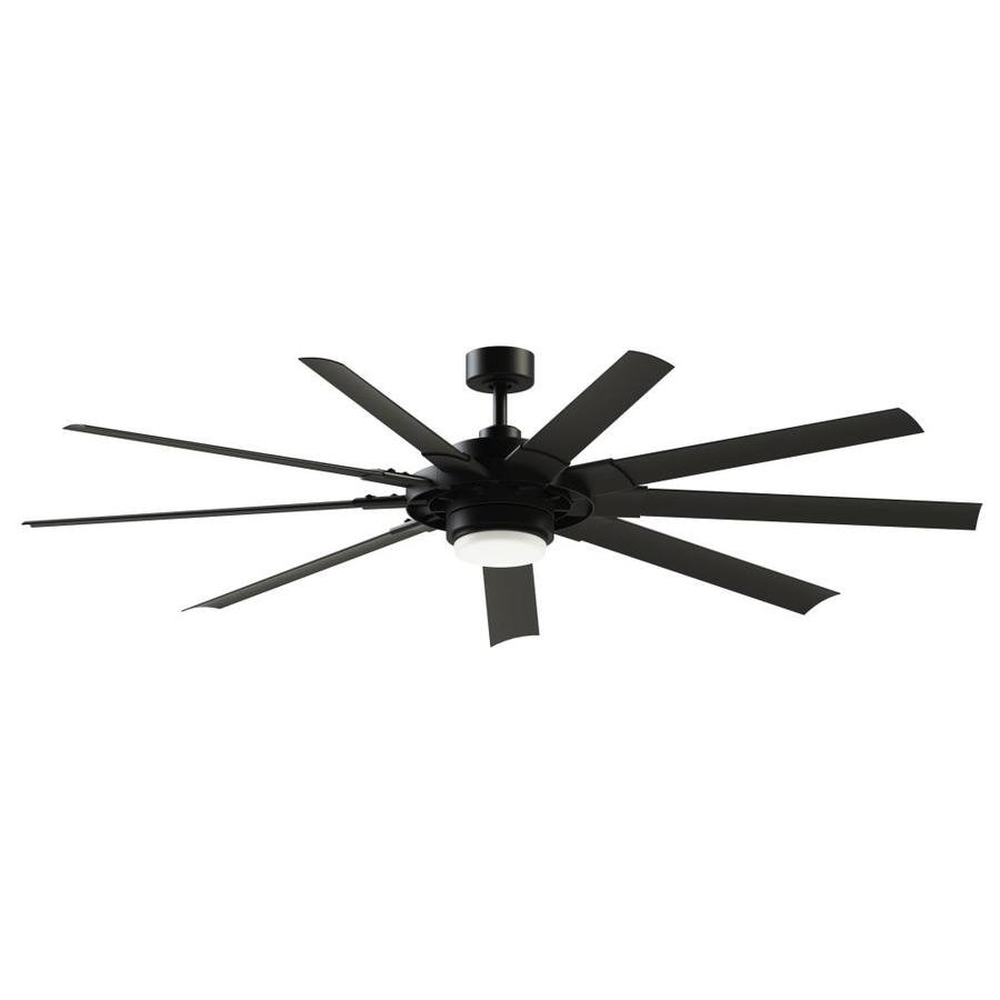 Fanimation Studio Collection Slinger v2 72-in Matte Black LED Indoor