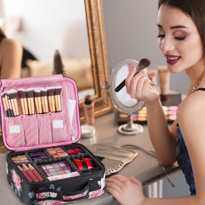 Travel Makeup Bag Portable Cosmetic Organizer